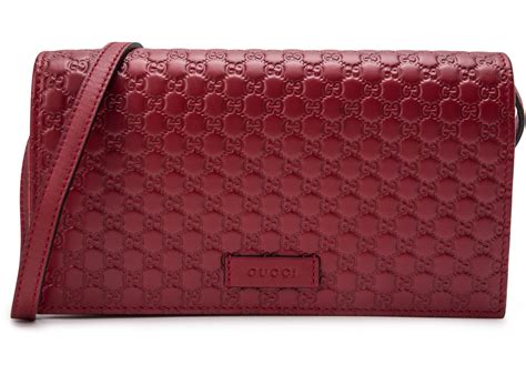 gucci red gucci wallet|Gucci microguccissima wallet.